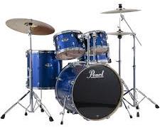 blue drum set