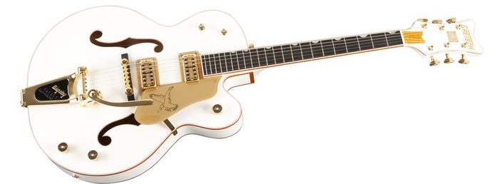 white guitar